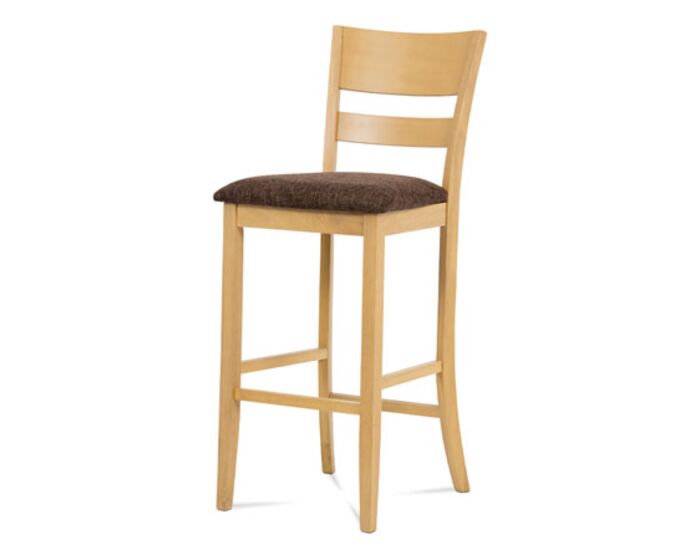 Barová židle BEZ SEDÁKU, bělený dub AUB-5527 OAK1