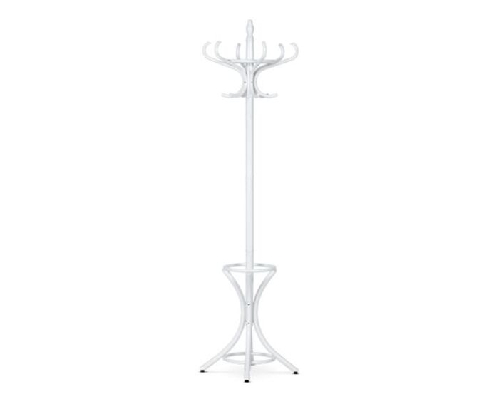 Věšák dřevěný - barva bílá, v. 186 cm F-2058 WT