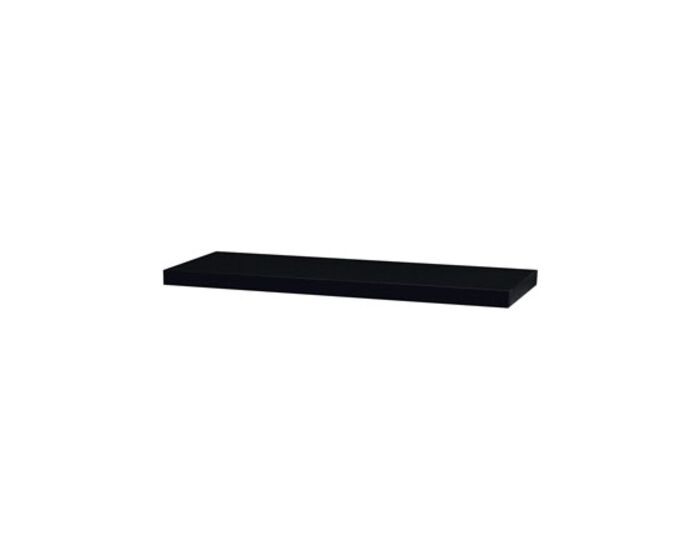 Nástěnná polička 80cm, barva černá - vysoký lesk. Baleno v ochranné fólii. P-005 BK
