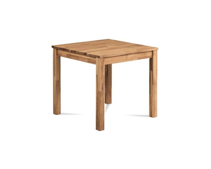 Jídelní stůl 80x80, masiv dub mat T-2080 OAK