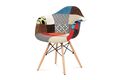 Jídelní židle, patchwork / masiv buk CT-755 PW2