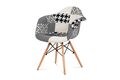 Jídelní židle, patchwork / masiv buk CT-756 PW2