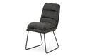 Jídelní židle, šedá látka, kov šedý mat DCH-255 GREY3