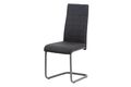Jídelní židle, šedá látka, kov matný antracit DCL-400 GREY2