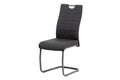 Jídelní židle, šedá látka, kov matná antracit DCL-417 GREY2