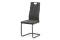 Jídelní židle, šedá látka, šedý kov mat DCL-462 GREY3