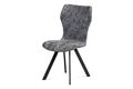 Jídelní židle, šedá látka, antracit kov HC-690 GREY2