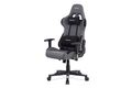 Kancelářská židle houpací mech., šedá + černá látka, plast. kříž KA-F05 GREY